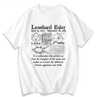 Math Geek Euler Equation T Shirt 🧮 Calculus Function Engineer Casual Tee 100% Cotton Unisex Lelaki W