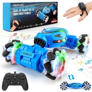 Gesture Sensing RC Stunt Car, Cool Toys for Boys Age 6-12, 360° Rotating 4WD Remote Control Cars wit