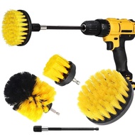 Drill Brush Attachment Set Power Scrubber Wash Cleaning Brushes Tool Kit with Extension for Clean Ca