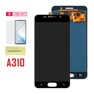 แถมฟิล์มกันลอย Lcd Screen หน้าจอ อะไหล่จอ จอชุด samsung galaxy A3 A310 A320 A5 A510 A520 A6 PLUS A60
