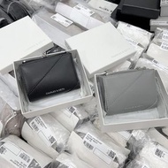 全新正貨 | 小CK Trin子母釦斜線簡約純色多卡位零錢短款銀包 Charles & Keith Trin Stitch-Trim Folded Wallet Handbag Mini Purse 