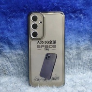 CASE / Casing Clear Black Samsung A35 5G Softcase Black Clear