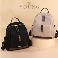 SY B2313 Women'slarge capacity Water Repellent Colorcontrast Zipper mini Retro style Backpacks