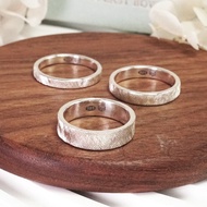 質感銀戒 經典交錯設計 925純銀戒指 男戒 女戒