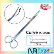 CRAB AQUA Curve Scissors Stainless Aquatic Plant Scissors
