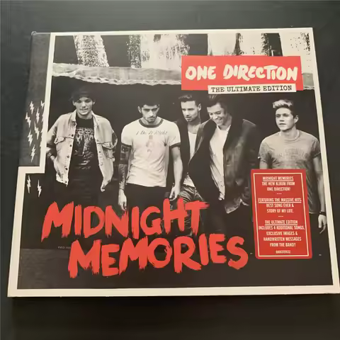 One Direction "Midnight Memories" Album CD (AU Version, Opened) - Pop Music Disc for 1D Fans & Pop C
