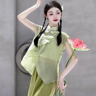 New Chinese Classical Dance Costume Sleeveless Top Chinese Dance Costume