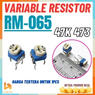 VR 47K ohm 47K 473 Trimpot Trimmer Variable Resistor VR RM065 RM-065