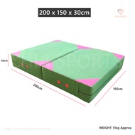 High jump Landing Mat 300 x 200 x 30cm / 200 x 150 x 30cm Crash Gymnastic Cushion Tilam Lompat Tingg