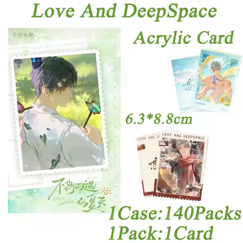 140Pcs/Newest Love And Deep Space Xing Yu Culture Collection Card Full Set Booster Box Children Toys