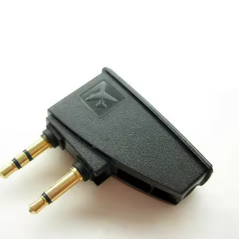 Airplane Audio Adapter for Bose QC35, QC25, QC20, QC15, QC3, QC2 Headphones