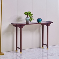 New Chinese Style Pure Solid Wood Foyer Dining Table Case: Modern Minimalist Foyer Cabinet Long Dini