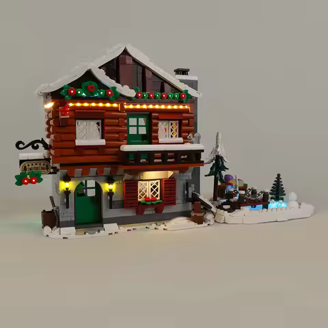 EASYLITE LED Light Kit For winter Alpine Lodge 10325 Building Blocks Toys Lamp Set (Not Included The