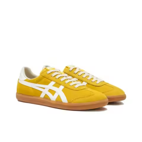 Onitsuka Tiger Tokuten Lightweight Low-Top Sneakers for Outdoor and Everyday Wear – Yellow/White 118