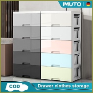 ▥ ∈ ⭐ IMUTO Wide Orocan Drawer Plastic Durabox Drawer Clothes Storage Cabinet Cabinet With Four Whe