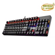 【優選】西伯利亞XK186青軸機械鍵盤 金屬面板RGB燈光多媒體電競遊戲鍵盤