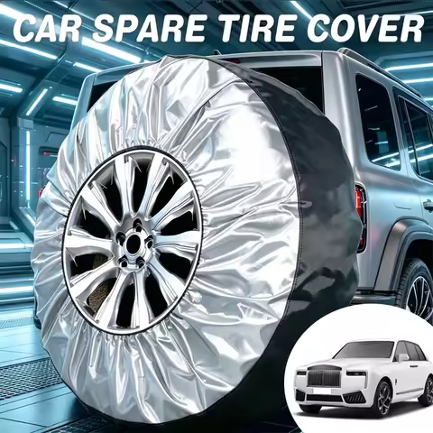 For Rolls-Royce Phantom Ghost Cullinan Wraith Dawn Silver-Spirit 4PCS Car Tire Cover Spare Wheel Dus