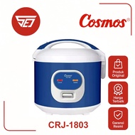 Cosmos CRJ-1803 Magic Com Rice Cooker 1.2 L. New Warranty Periuk Nasi Elektrik