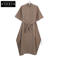 Hermès [Excellent Condition/Domestic Authentic/24SS] 4H0502DB MOSAIQUE H Mosaic Jacquard Belted Coun