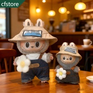 For 3.0/4.0 labubu doll clothes For Labubu 4.0 Pin for Love Clothes Fall IN WILD overalls hat set Ou