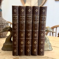 30965-法國19世紀古董領事帝國時期歷史書籍5冊
