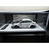 404ERROR 1/64 Mitsubishi EVO10 Varis Wide Body White Carbon Cover Limited 186/199, Exhibition Limite