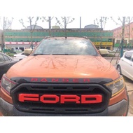 Front Bonet Trim Guard Bonnet Protector 1 pcs For Triton Navara Np300 Pro 4x Ford Ranger Bonnet Trim