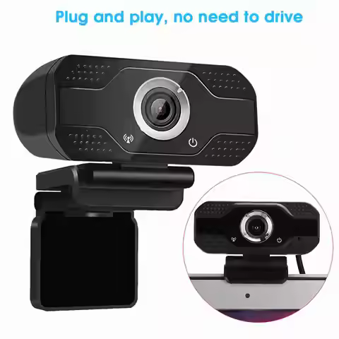 1080P Desktop Computer Camera USB Online Class Webcam with Microphone Computer Camera Drive Camera U