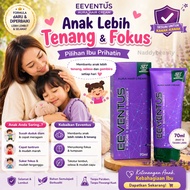 EEVENTUS Hair Cream 50ml | Krim Rambut Kanak-Kanak | Krim Rambut Budak Sekolah Tidak Melekit