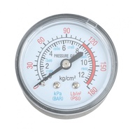 Compact 50mm 14 Thread For Air Pressure Gauge 0 12 Bar Durable Plastic