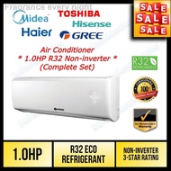 ◐midea aircond xSALEx (1HP) Midea / Hisense / Haier / Gree / Daikin Aircond 1.0HP Air Conditioner Penghawa Dingin