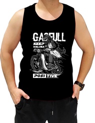 T-shirt Distro Baju SINGLET Distro Pria Keren / Kaos Distro Pria SINGLET Keren / Baju SINGLET sablon