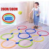 Physical Outdoor Sensory 10Pcs Jumping Hopscotch Kids Training Integration Circle Ring