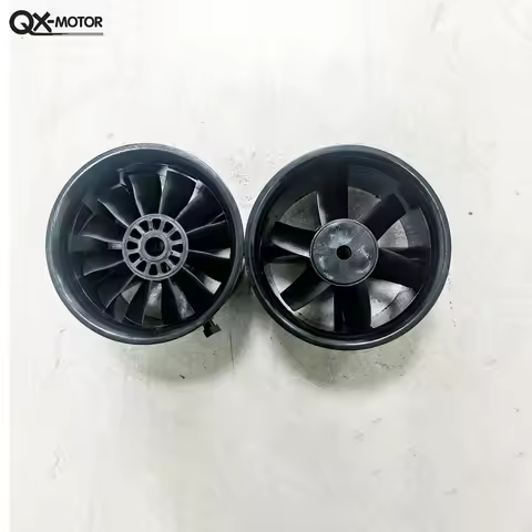 QX-MOTOR 6 12 Blades Ducted Fan Suit Brand 70mm EDF KIT no brushless motor For RC Airplane, manufact
