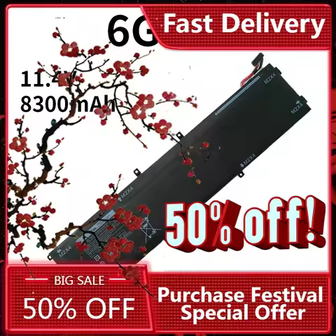 【Fast Delivery】6GTPY Laptop Battery For Dell XPS 15 9560 9570 9550 7590 Precision 5520 5530 Vostro 7