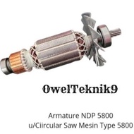 Armature 5800 NDP/Armature Angker 5800 NDP untuk circular Saw ZONA TEKNIK