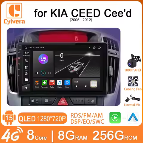 8 Core Headunit 9 Inch Car Radio Stereo for KIA CEED Cee'd 2006 - 2012 Carplay Auto GPS Autoradio RD