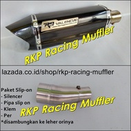 Knalpot motor R9 valencia carbon slip on for Ninja 250 R FI RR Mono Z250 R25 MT25 CBR250RR New CB150