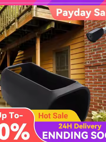 Security Camera Protective Case Silicone Camera Protection Cover Weather-proof for Eufy Cam 3 Add-on