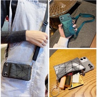 HUAWEI nova 2i 3 3i 4 5T 7i 7 se 8 New issey miyake Pocket Card wallet phone case cover soft with strap