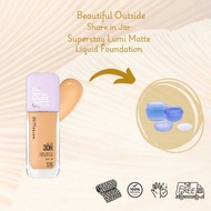 Share in Jar Sup3rst4y Lum1 Matte Foundation Transproof 30H