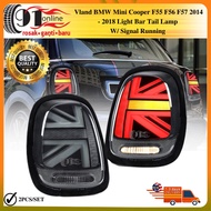 Vland BMW Mini Cooper F55 F56 F57 2014 - 2018 Light Bar Tail Lamp With Signal Running