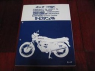 Honda 本田 CB250T / CB400T / CB250N / CB400D 重型 機車 維修手冊