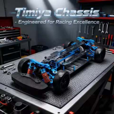 New Tamiya Sakura TT02B TT02 TT01 TT01V2 1:10 4WD RC Car Carbon Fiber Frame Al Alloy DIY Model Drift
