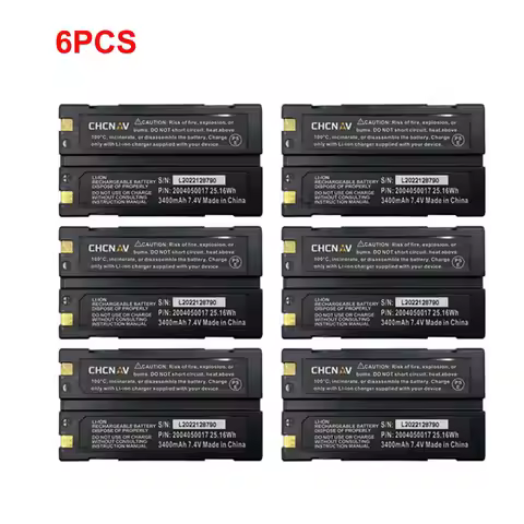 6PCS 2004050017(XB-2) GPS Battery For CHCNAV CHC X90/X91/X93/M500/600 Series GPS Battery Model GPS-R