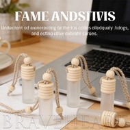 [24H Ship Out] 5/10pcs Premium Frosted Glass Empty Bottle 5ml, Car Hanging Perfume Pendant for DIY F