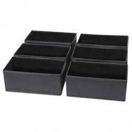 6 Packs Foldable Cloth Storage Box Closet Dresser Drawer Organizer Fabric Baskets Bins Containers Di