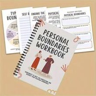 Emotional Boundaries Workbook | Therapy Worksheets & Guided Journal Prompts For Mental Health, Self-
