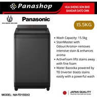 PANASONIC NA-FD155X3 15.5kg Powerful Clean & Convenient Top Load Washing Machine NA-FD155X3BT