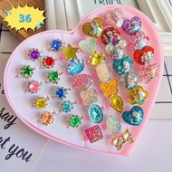 36pcs Rings/10Pcs rings/Set Frozen Elsa Anna Jewelry Cute cat Children's Rings Set